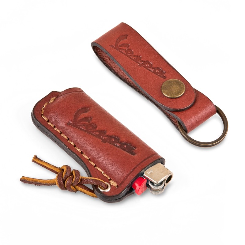 Ayı Kamp Vespa Çakmak & Anahtarlık Seti (Kahverengi)